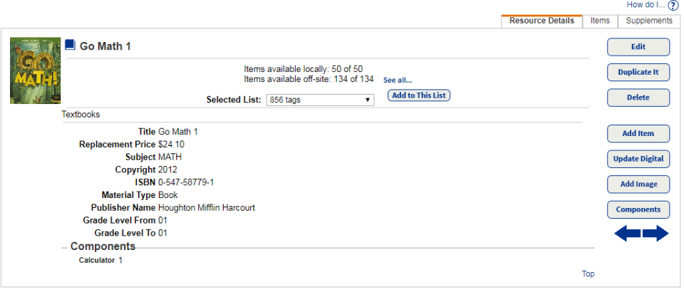 screenshot of Follett Destiny Resource Manager